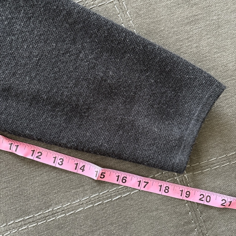 American Airlines Men's Charcoal Full-Zip wool blend Cardigan.L - Picture 6 of 7
